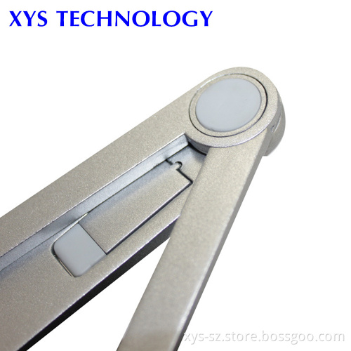 Promotion Gift Aluminium Alloy Triangle Foldable Tablet PC Phone Stand